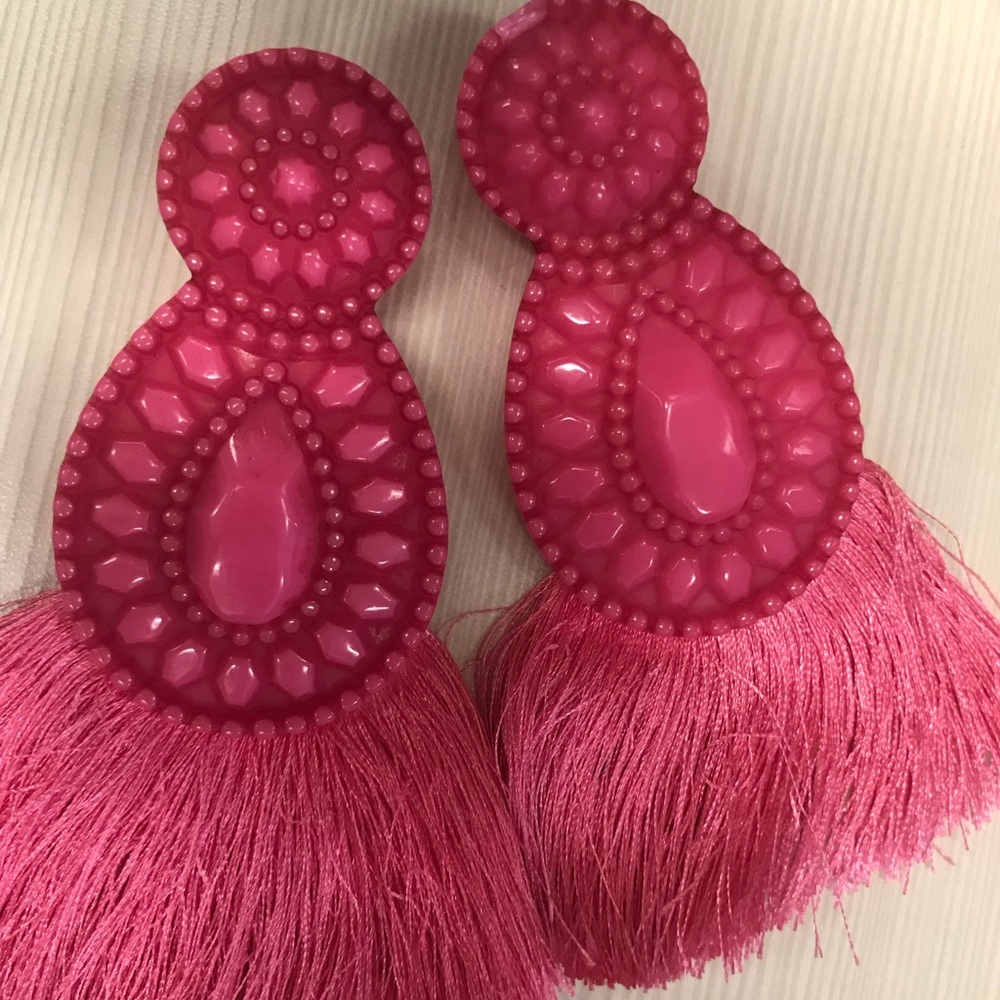 Hot Pink Earrings